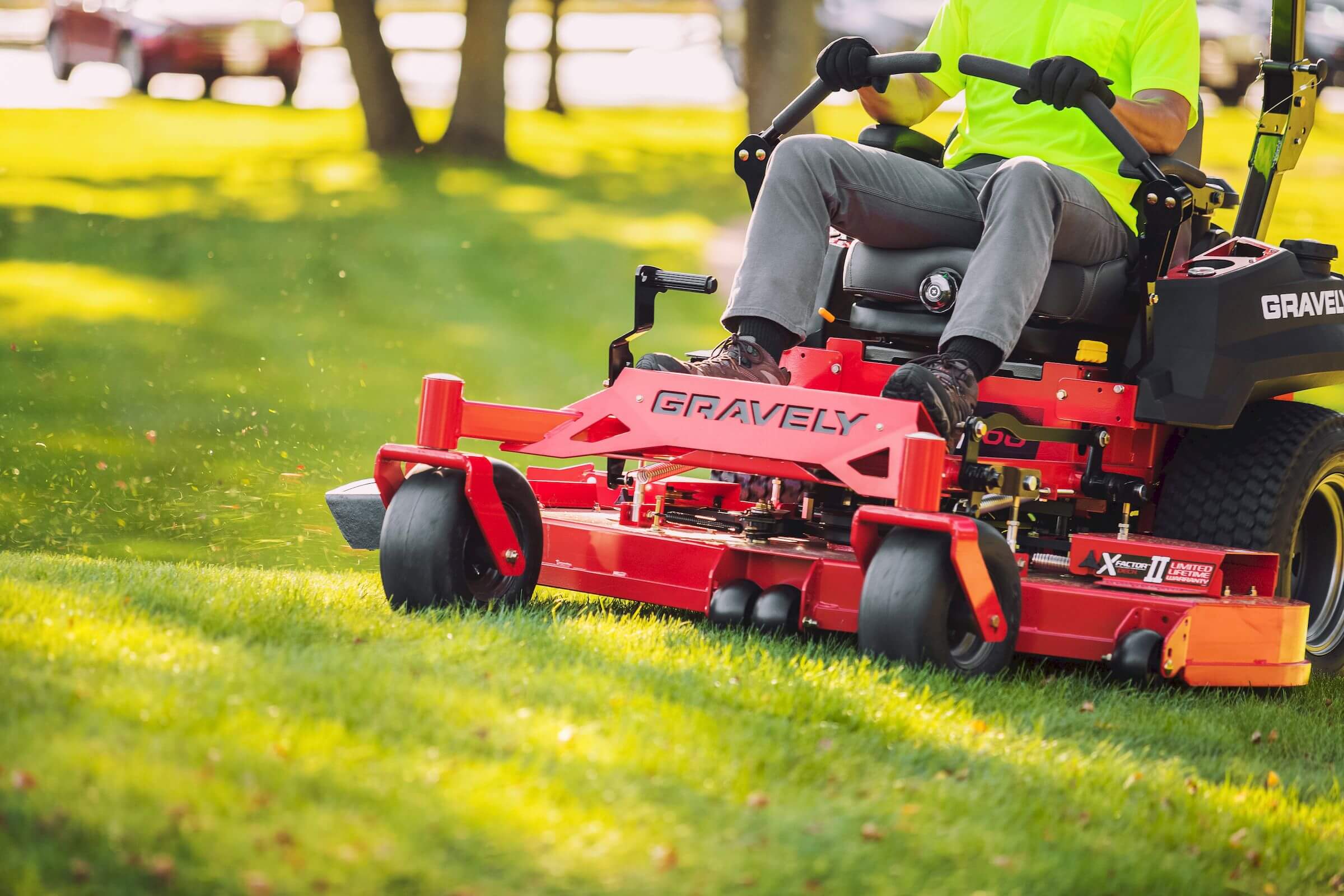 ProTurn100 while mowing