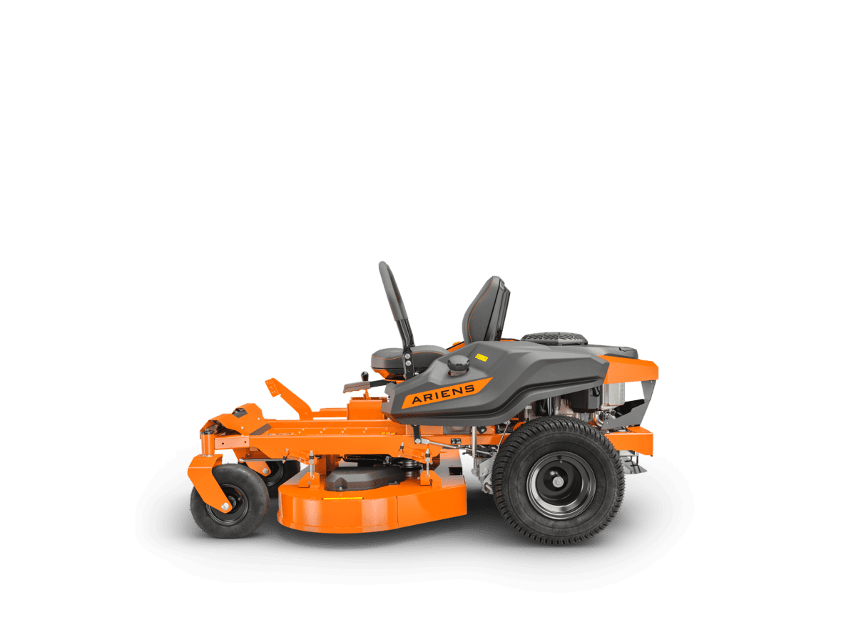 side view of the ariens lawn mower