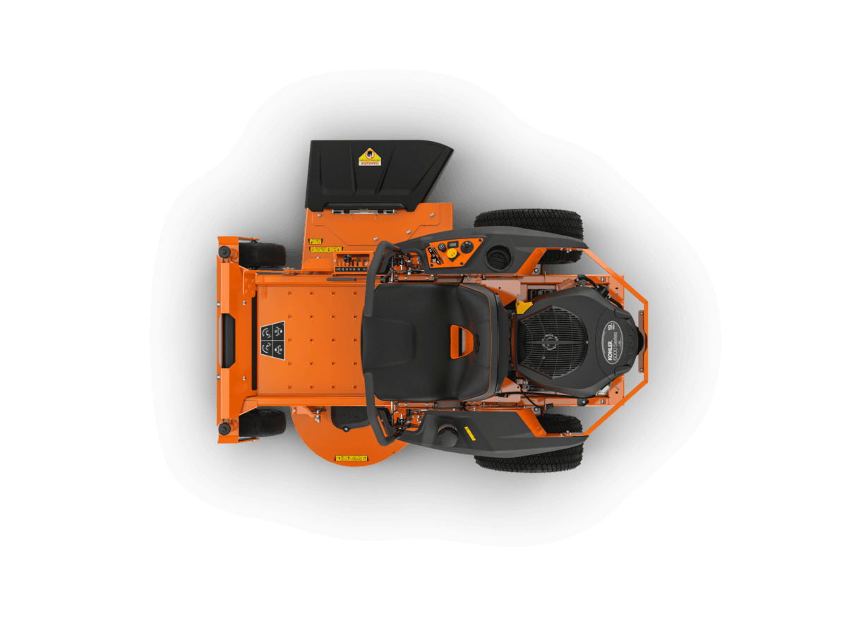top view of the ariens edge lawn mower