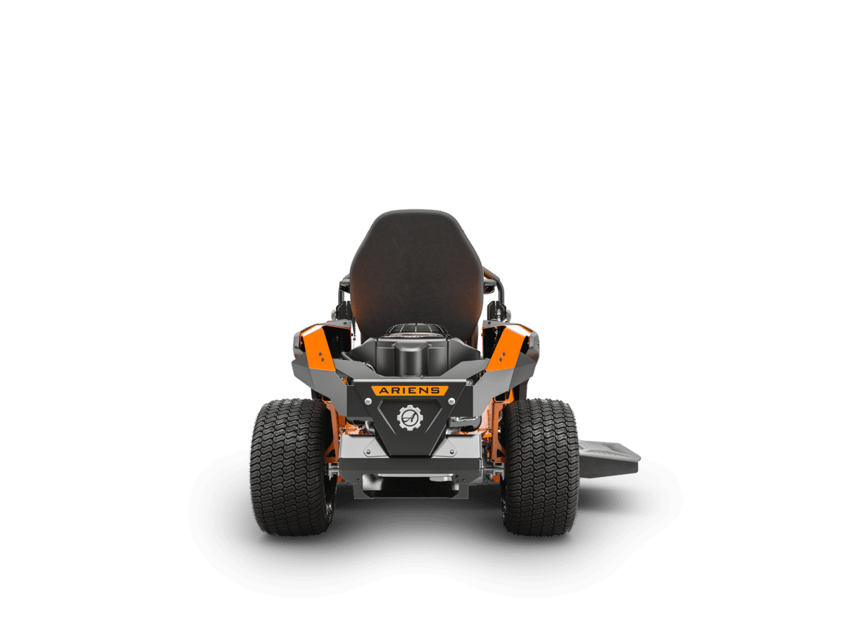 back view of ariens ikon lawn mower