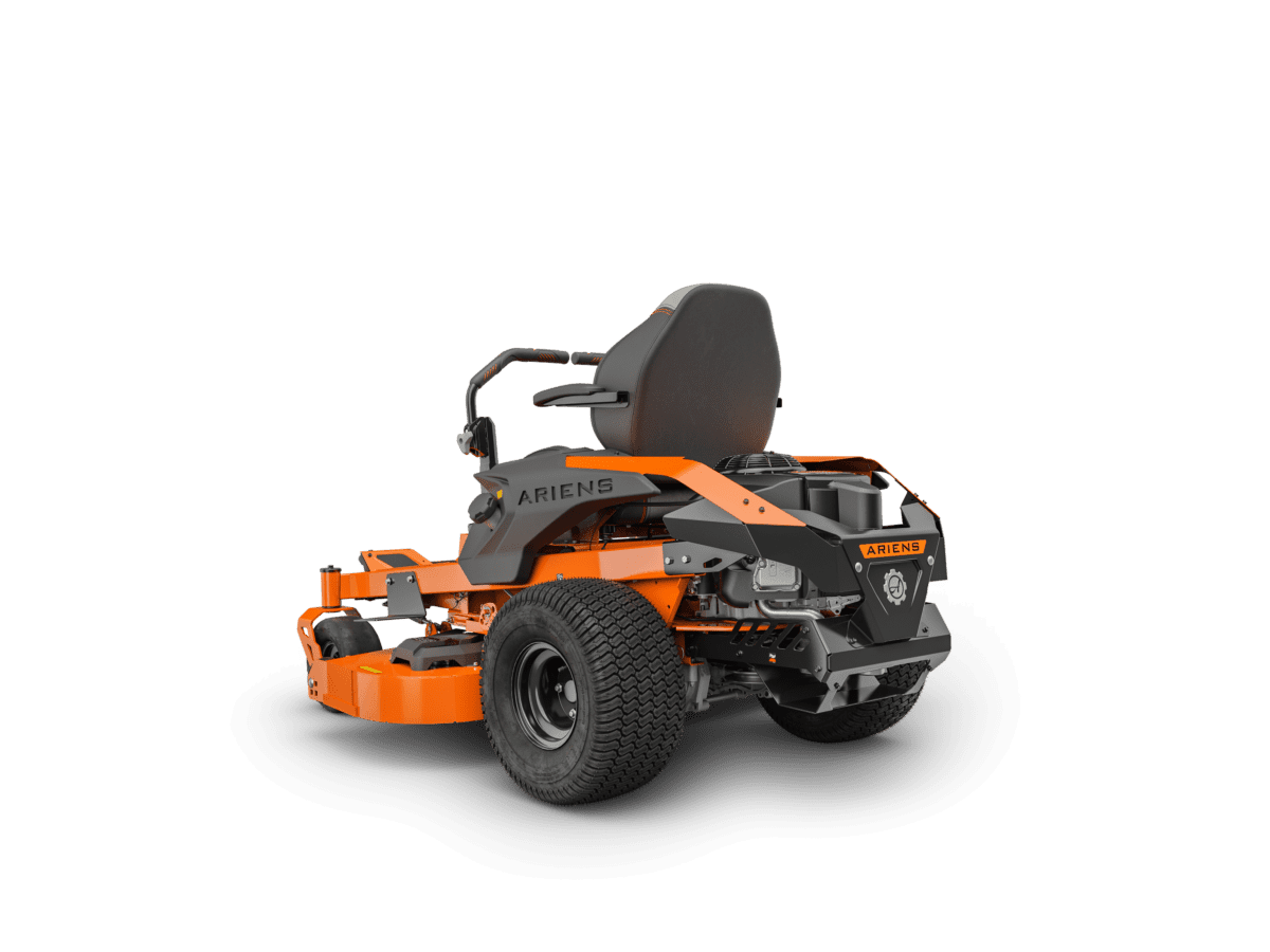 rear view of ikon lawn mower