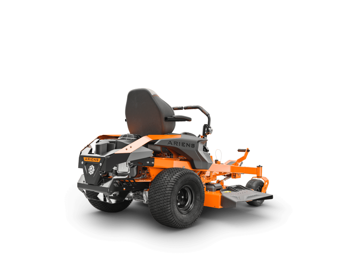 rear view of ikon lawn mower